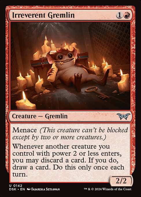Irreverent Gremlin - Magic the Gathering card